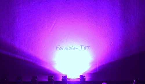 LED Light Canbus Error Free 6411 5W Purple Two Bulb Interior Dome Replace Stock - Picture 7 of 11