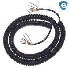 Spiralkabel 6-adrig 6x0,25 Sicherung Sicherheit Tor Antrieb Sektionaltor Rolltor