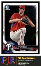 2018 Bowman Chrome #BCP129 Kyle Young Philadelphia Phillies  Buy 4 - 35% Off