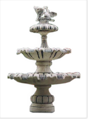 ANTIKES WOHNDESIGN Spring- & Zierbrunnen AWD-SS-104 B:129cm H:195cm