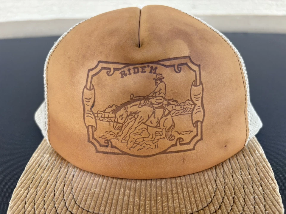 Gorra de Colección Ride’m Vaquero Rodeo Malla Camionero SnapBack Hecha en EE. UU. Reynolds Foto 4 de 4