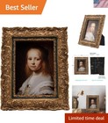New ListingElegant Antique Bronze Gold Picture Frame 2.5x3.5 for Tabletop and Wall Decor