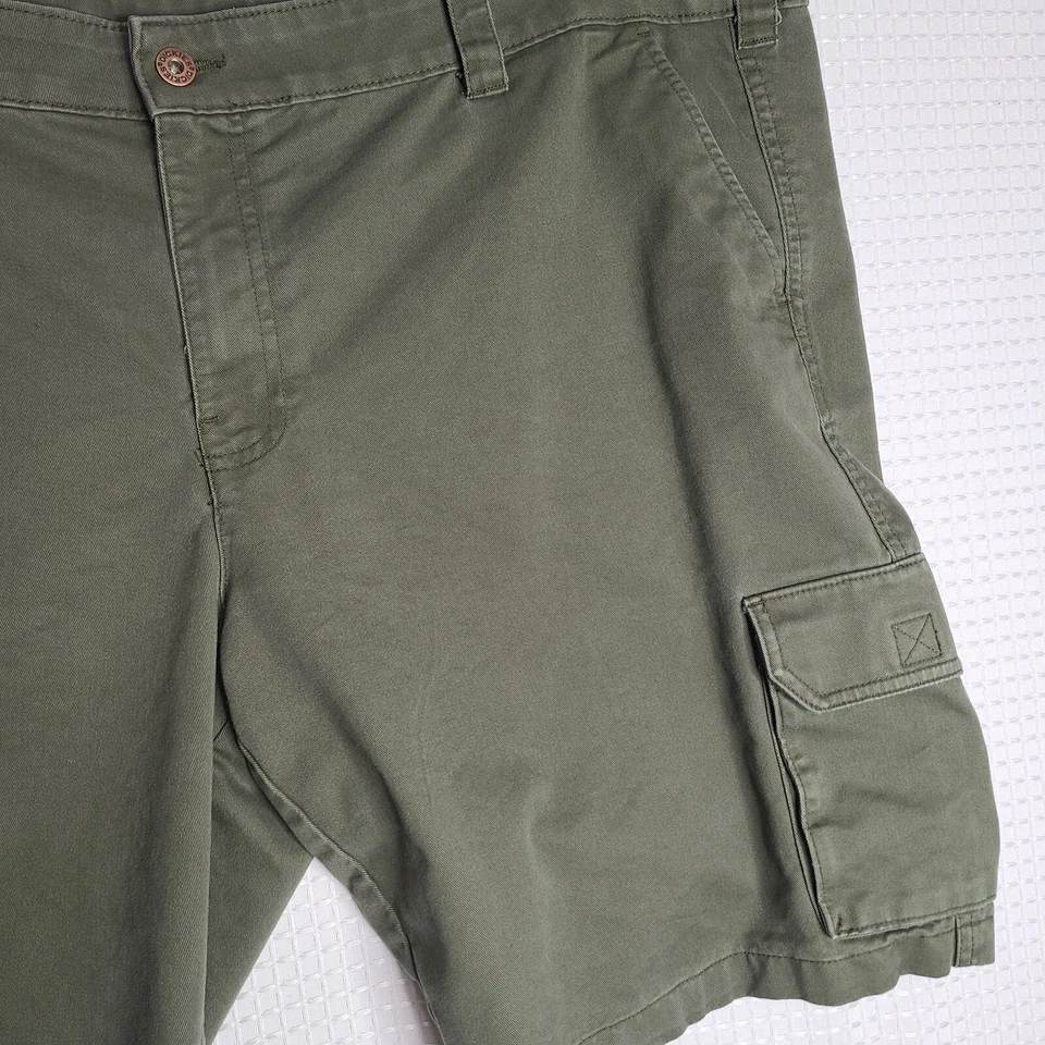 Pantalones Cortos Dickies Para Mujer Talla Grande 20W Verde Carga Denim Trabajo Pesado Aire Libre Foto 3 de 4