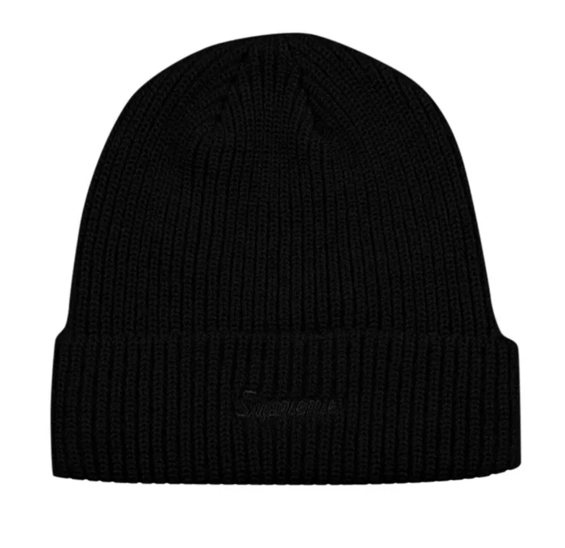 Bonnet Supreme Loose Gauge   Tout noir   FW20   Taille unique
