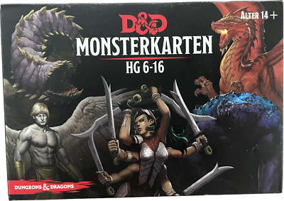 Dungeons & Dragons Monsterkarten HG 6-16 - D&D Zusatzkarten
