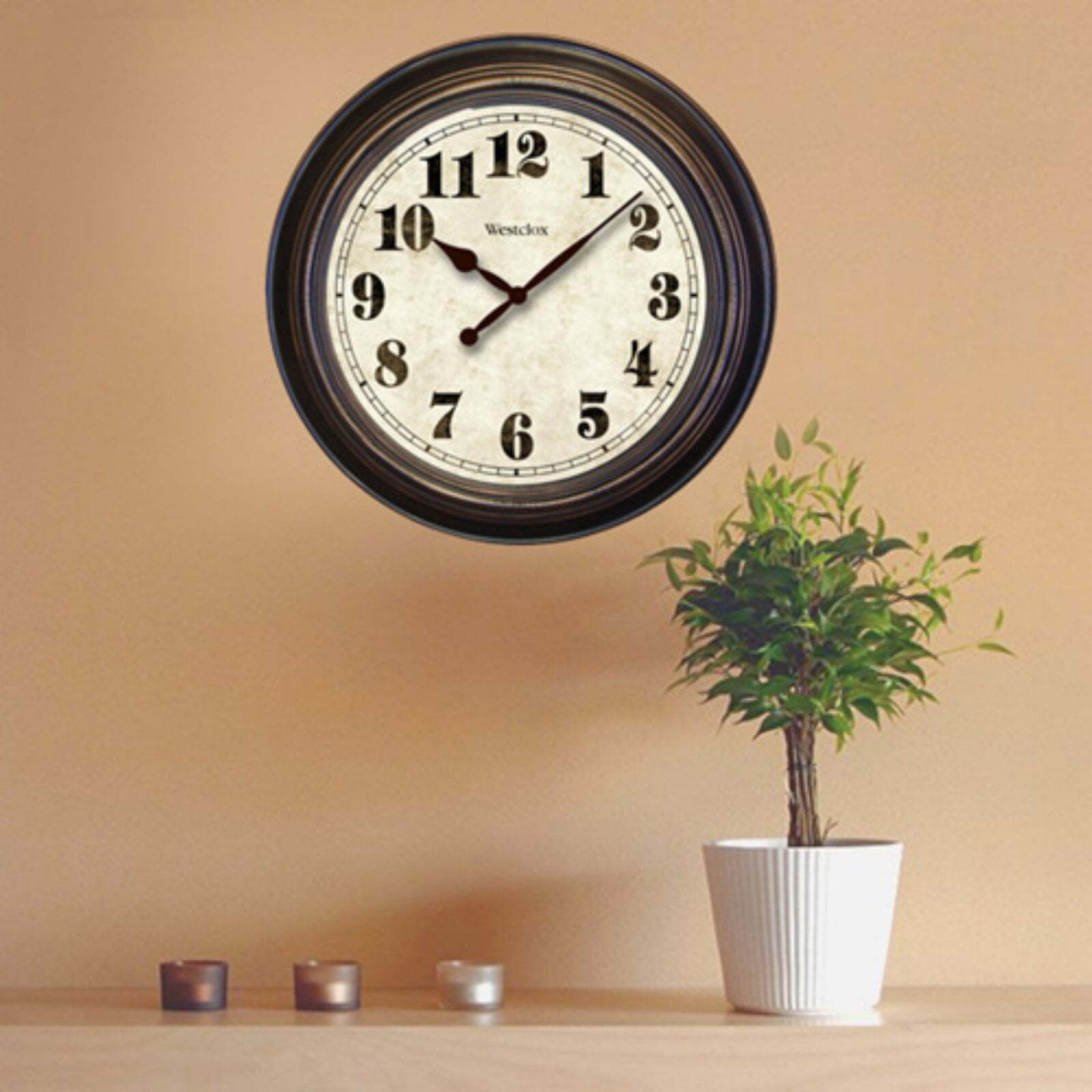 24 Inch Round Wall Clock, Home Office Clock, Decorative Anal