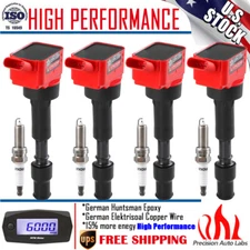 4pcs Ignition Coils + 4pcs Spark Plugs for 2017-2022 Kia Hyundai Elantra Sonata