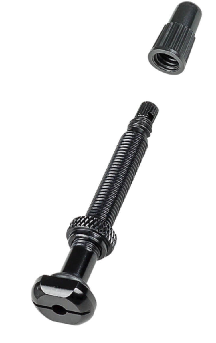 Bontrager Round Base TLR Valve Stem 55mm Black Trek Tubeless Valve