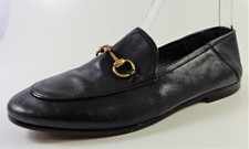 GUCCI Women's Black Jordaan Horse Bit Loafer US 4.5 EU 35  NO BOX 