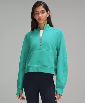 NEW LULULEMON Scuba Oversized Half-Zip Hoodie XL/XXL Kelly Green FREE SHIP  | eBay