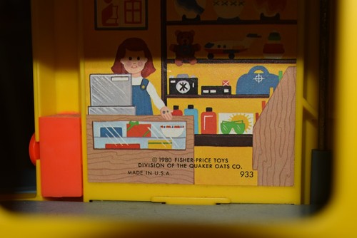 Vintage FISHER PRICE # 933 Jetport Little people Airport Plane People set - Picture 12 of 14