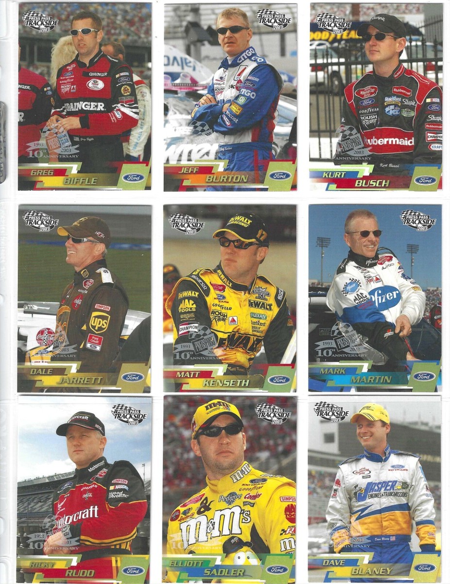 洋書 TRACK PASS 2003 Trackside GOLD HOLOFOIL--#P 1 Greg Biffle--ONE CARD ONLY! | eBay