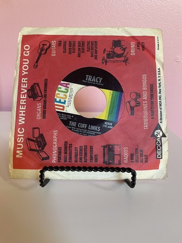 The Cuff Links, Where Do You Go/Tracy Vinyl 45 Record - Picture 2 of 2