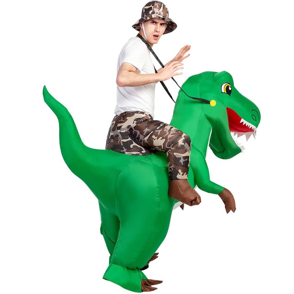 Inflatable Costume for Adults, Halloween Costumes Men Women Dinosaur