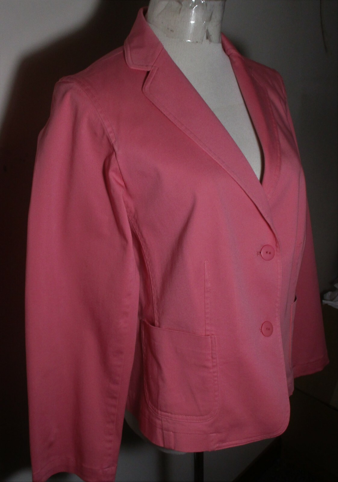 PENDLETON Pink Cotton Button Chino JacketWomen's … - image 3