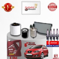 Inspektionskit Filter ÖL Kerzen Seat Altea 1.6 75KW 102CV Von 2006->