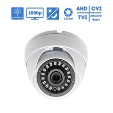 Evertech 2Mp AHD TVI CVI Wide Angle Dome Outdoor Day Night  CCTV Security Camera