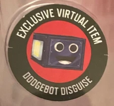 ROBL0X Action Series 7 DODGEBOT DISGUISE Virtual Toy Code Only (Messaged)