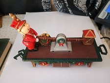 VINTAGE 1995 Toy State Christmas Express Northpole Train Car Pump Trolley