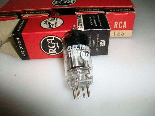 NOS SLEEVE OF 5 RCA 1S5 TUBES - Picture 3 of 3