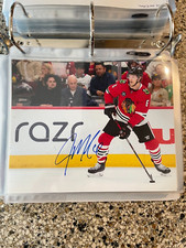 Jake Mccabe Signed Autographed Chicago Blackhawks 8X10 Photo