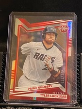 Tyler Locklear 2022 Elite Extra Prime Numbers C Die Cut #d/205 - #58 Mariners