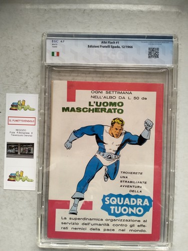 ALBI FLASH N.1 SQUADRA TUONO - ORIGINALE 1966 GRADATO EGC 6.7 OTTIMO - Bild 2 von 3