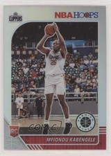2019 Panini NBA Hoops Premium Stock Silver Prizm Mfiondu Kabengele Rookie RC 4p1