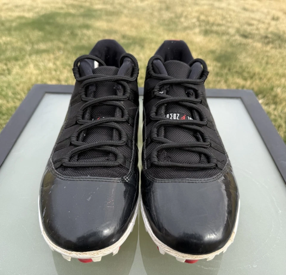 RARO Air Jordan 11 Chuteiras de Futebol Retrô Baixo 'Raça' [AO1560-010] Tamanho: 9 Masculinas - Imagem 4 de 4