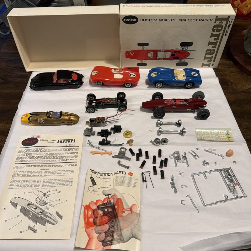 Vintage Slotcars With Cox Ferrari Formula 1