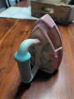 Hull Pottery Sunglow Sad Iron Wall Pocket Planter Pink Floral Art Pottery Vintag