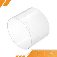 Acrylic Pipe Clear Rigid Round Tube 195mm ID 200mm OD 6" for Lamp