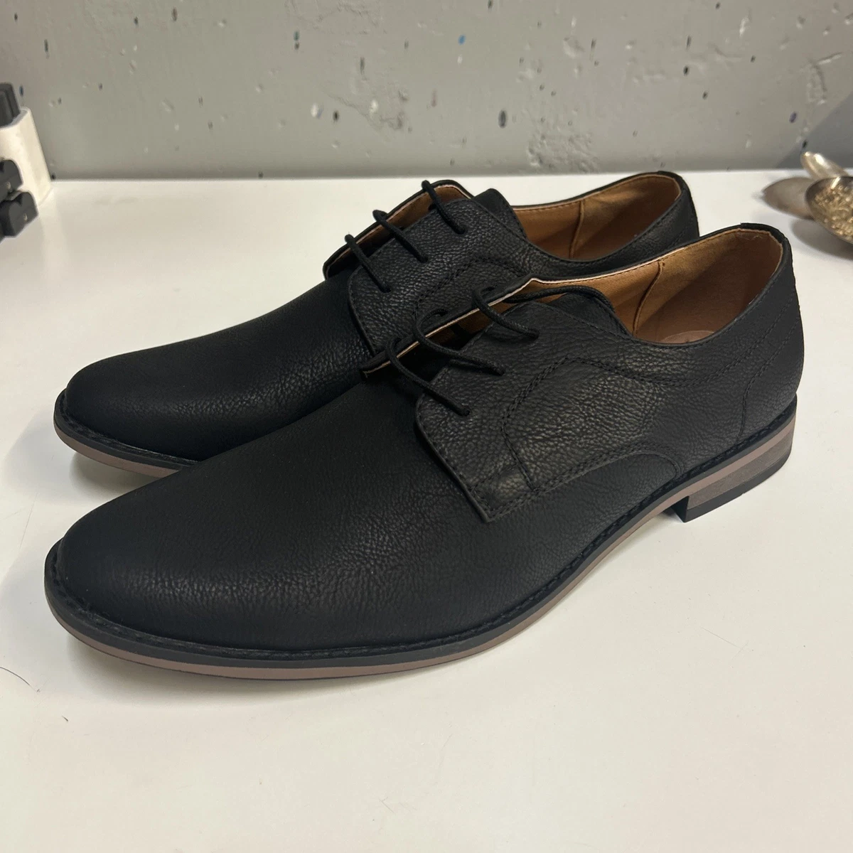 Perry Ellis Black Oxford Dress Shoes for Men for sale | eBay display picture 1