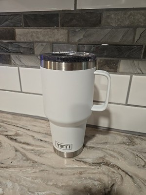 Black Yeti Rambler 30oz Travel Mug with the Stronghold Lid Railroad Award