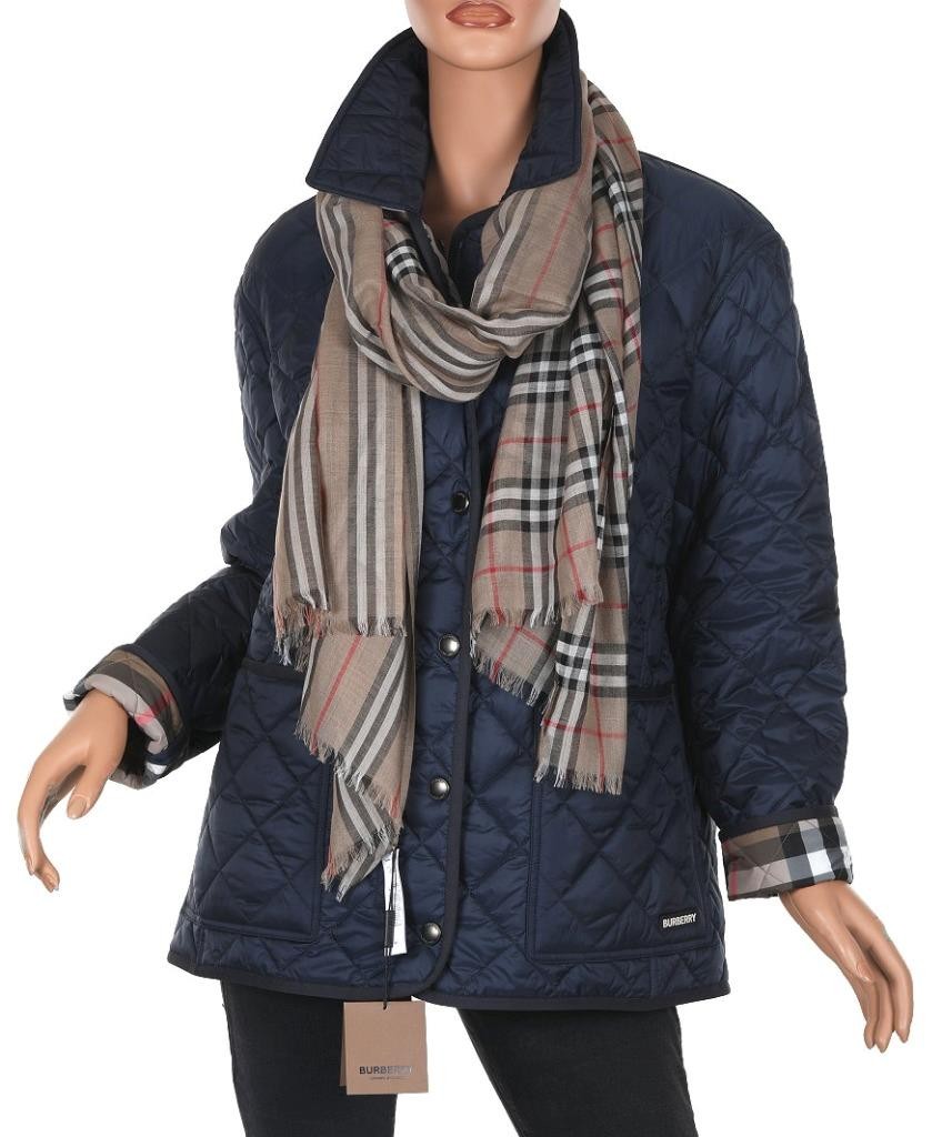 【値下げしました】BURBERRY ダークネイビー ジップアップジャケット 中古・古着通販】BURBERRY BLACK LABEL (バーバリーブラックレーベル