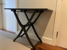 OKA Console Table. Foldable. Dark mahogany. Good condition