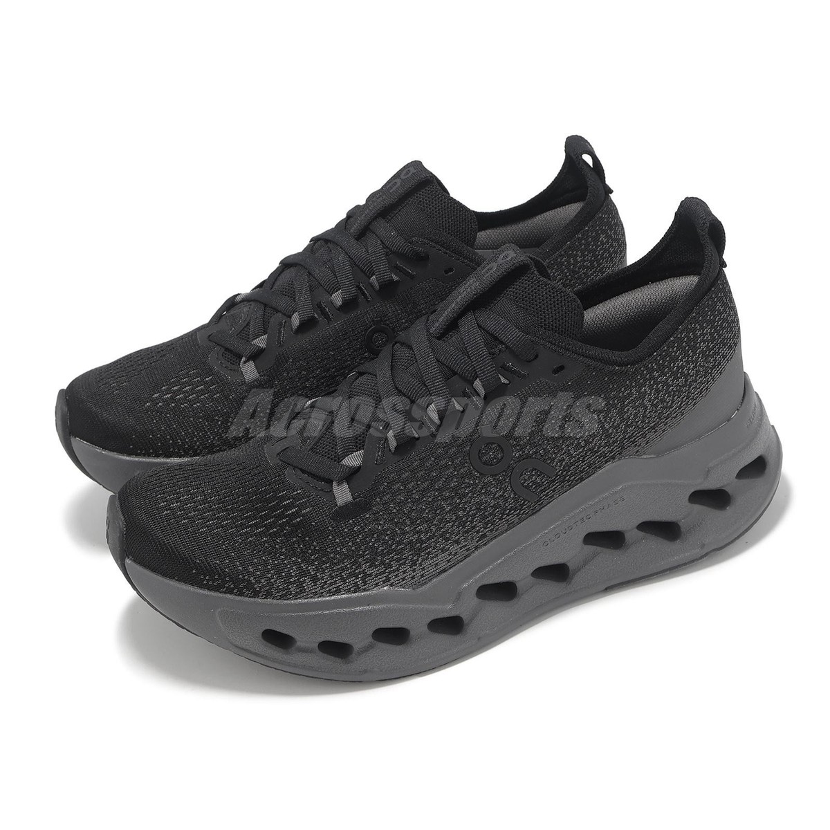 On Running Cloudsurfer Max Wide Black Eclipse Women Road Running
