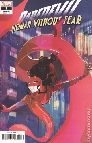 Daredevil Woman Without Fear 1E Baldari Variant NM 2022 Stock Image