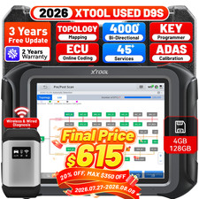 2026 USED XTOOL D9S All System Diagnostic Sca...