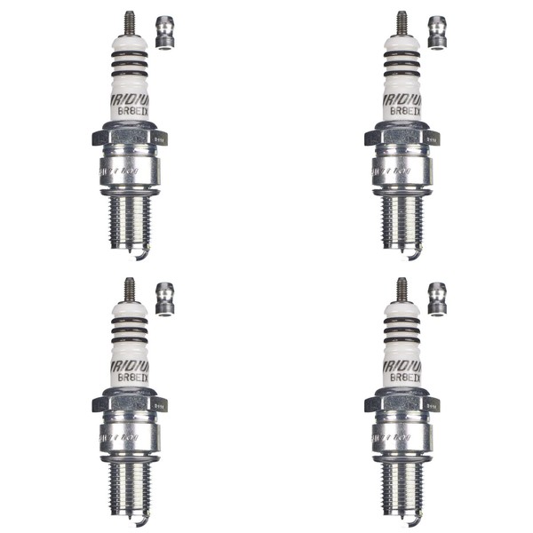 NGK ZüNdkerze BR8EIX Iridium 5044 4Er Set (FüR: Suzuki GS 1000 G GS100G 80-81 )-image