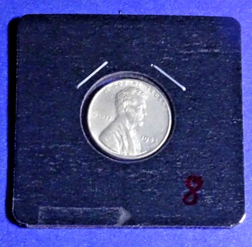 1943-P STEEL LINCOLN CENTS "F" FINE OR BETTER (RUST FREE) (THIS STEEL BUY-IT #8