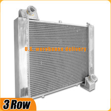 For 1961-1962 Chevrolet Chevy Corvette 5.3l Aluminum Cooling Radiator Mt 3 Row