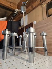 Lampadario Sputnik italiano di Angelo Brotto per Esperia, anni 60, VINTAGE 