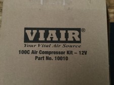 Viair 100c Silver Truck Mount Air Compressor For Train Horns - 12 Volt 130 Psi