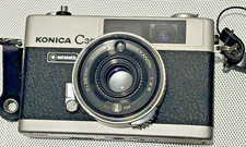 Konica C35 Automatic Film Camera 38mm HEXANON 1:2.8 From JAPAN