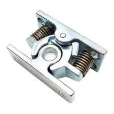 Heavy Duty Double Roller Catch, 1Pcs Zinc Alloy Push to Open Door Latch & Qui