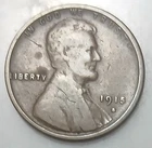 1915 s Lincoln Wheat Penny VG