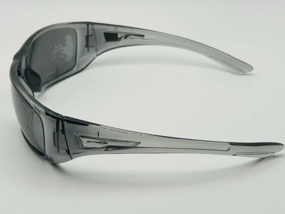 Очки солнцезащитные мужские Arnette Stickup 4147-2023/6G хрустальные дымчатые оправы только Италия - Изображение 4 из 4