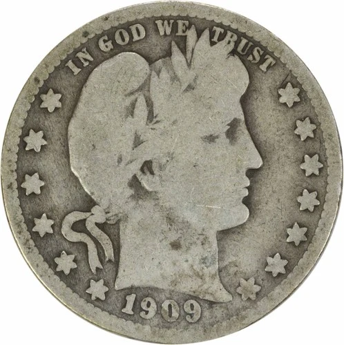 1909-O Barber Silver Quarter G Uncertified #200