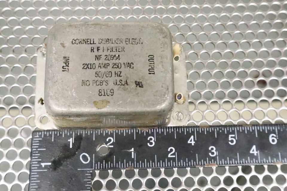 Filtros Cornell-Dubilier NF10869-41A NF 20954 NF 10431 usados garantía (lote de 3) Foto 3 de 4